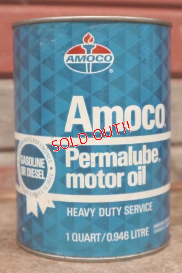 画像1: dp-210201-07 AMOCO / Permalube One U.S. Quart Can