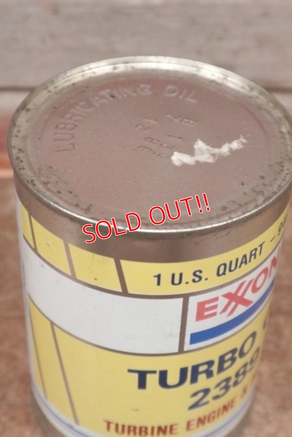 画像4: dp-210201-07 EXXON / TURBO Oil 2389 One U.S. Quart Can