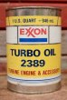 画像1: dp-210201-07 EXXON / TURBO Oil 2389 One U.S. Quart Can (1)