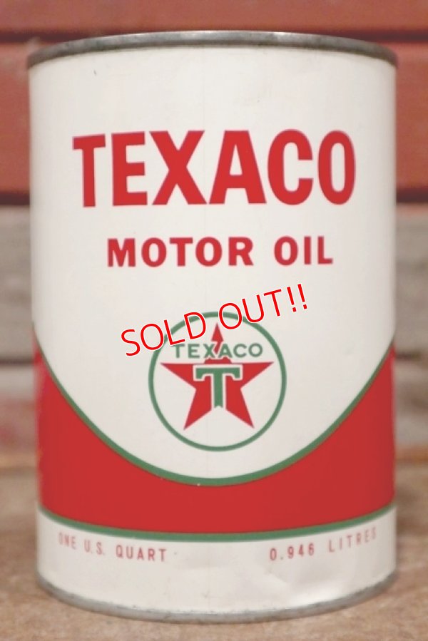 画像1: dp-210201-07 TEXACO / Motor Oil One U.S. Quart Can