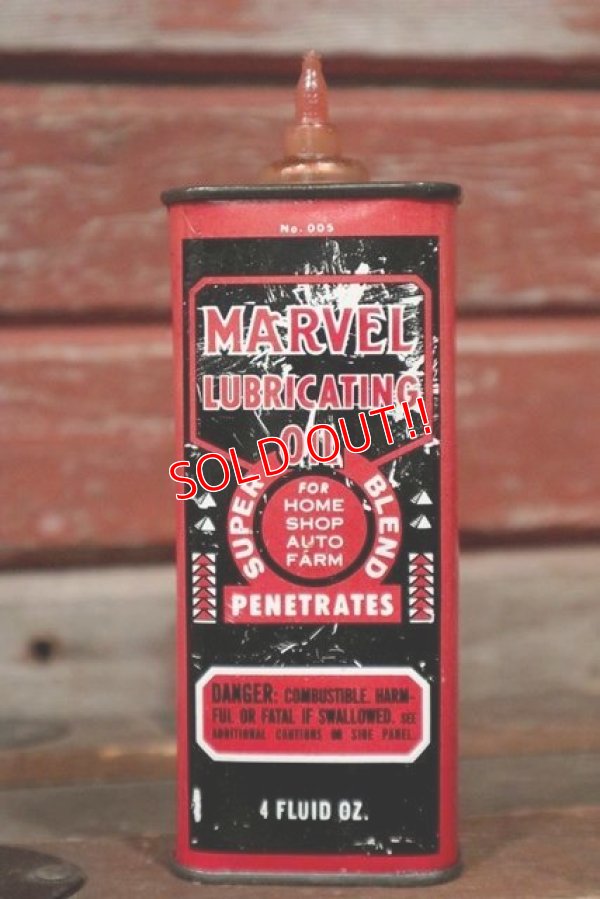画像1: dp-210101-47 MARVEL LUBRICATING / Vintage Handy Oil Can
