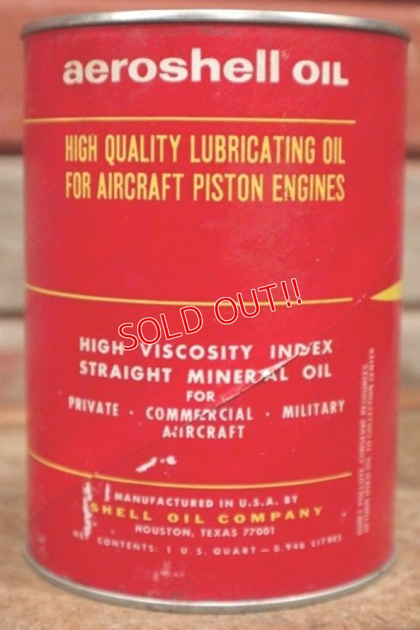 画像2: dp-210201-07 SHELL / aeroshell One U.S. Quart Can