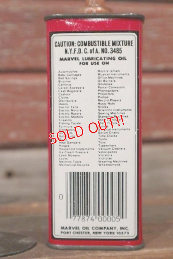 画像5: dp-210101-47 MARVEL LUBRICATING / Vintage Handy Oil Can