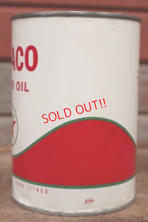 画像3: dp-210201-07 TEXACO / Motor Oil One U.S. Quart Can