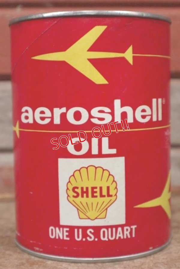 画像1: dp-210201-07 SHELL / aeroshell One U.S. Quart Can