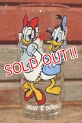 gs-210201-05 Donald Duck & Daisy Duck / PEPSI 1978 Collector Series Glass