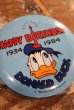 画像2: ct-201114-126 Donald Duck / HAPPY BIRTHDAY 1934-1984 Pinback (2)