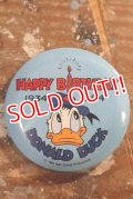 ct-201114-126 Donald Duck / HAPPY BIRTHDAY 1934-1984 Pinback