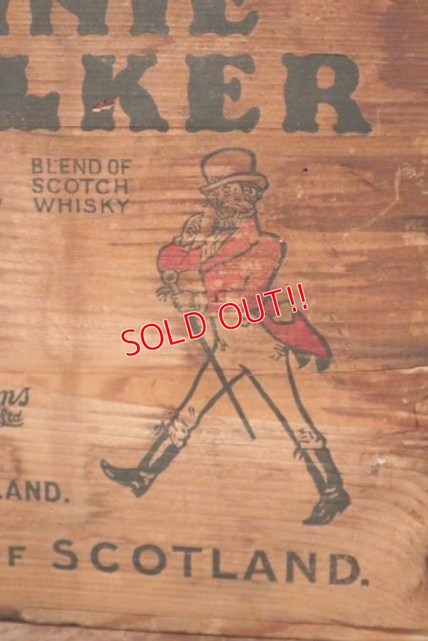 画像3: dp-210201-35 JOHNNIE WALKER / Vintage Wood Box