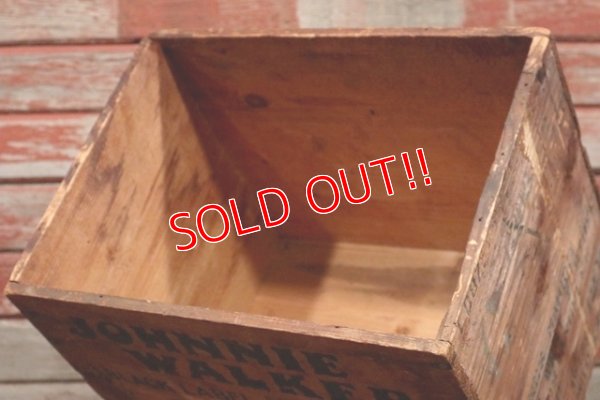 画像9: dp-210201-35 JOHNNIE WALKER / Vintage Wood Box