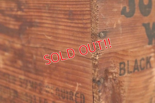 画像12: dp-210201-35 JOHNNIE WALKER / Vintage Wood Box