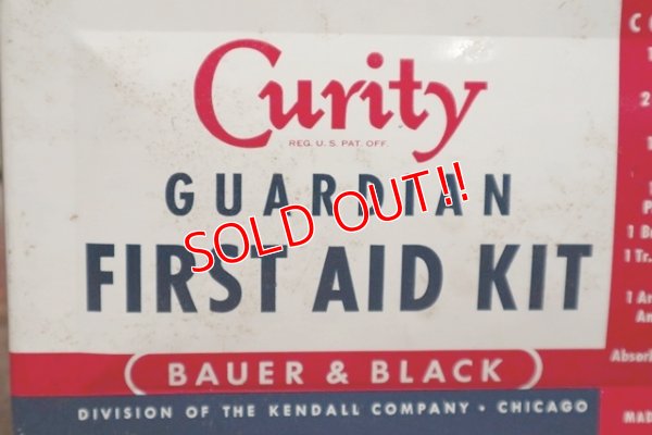 画像2: dp-210201-59 Curity / Vintage First Aid Kit Box
