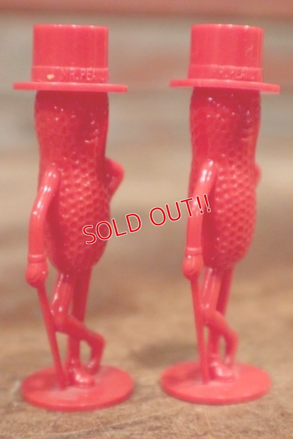 画像3: ct-210201-57 PLANTERS / MR.PEANUT 1950's Salt & Pepper Shaker (Red)
