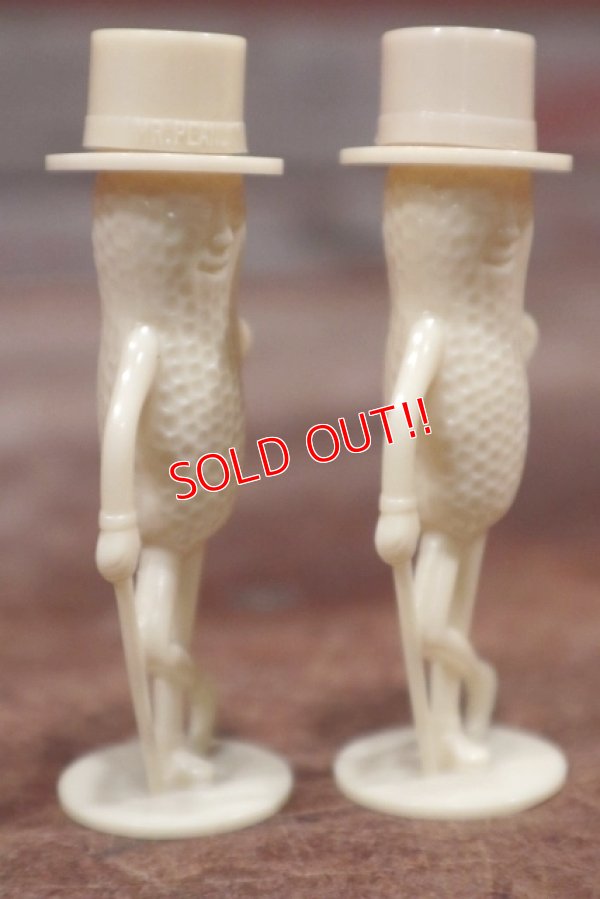 画像3: ct-210201-54 PLANTERS / MR.PEANUT 1950's Salt & Pepper Shaker (Light Brown)