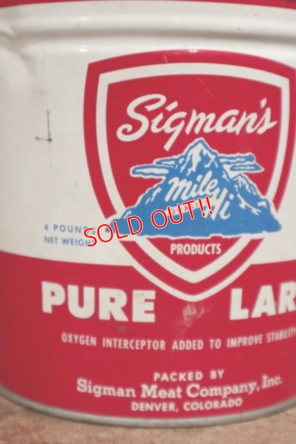 画像2: dp-210201-68 Sigman's / Vintage Lard Can