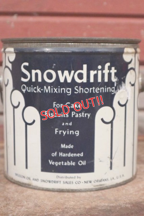 画像1: dp-210201-70 Snowdrift / Vintage Shortening Can