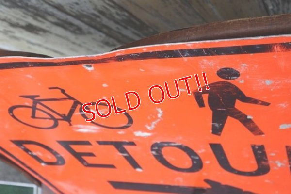画像9: dp-210201-32 Road Sign "DETOUR"