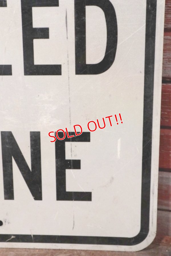 画像5: dp-210201-18 Road Sign "END SPEED ZONE"