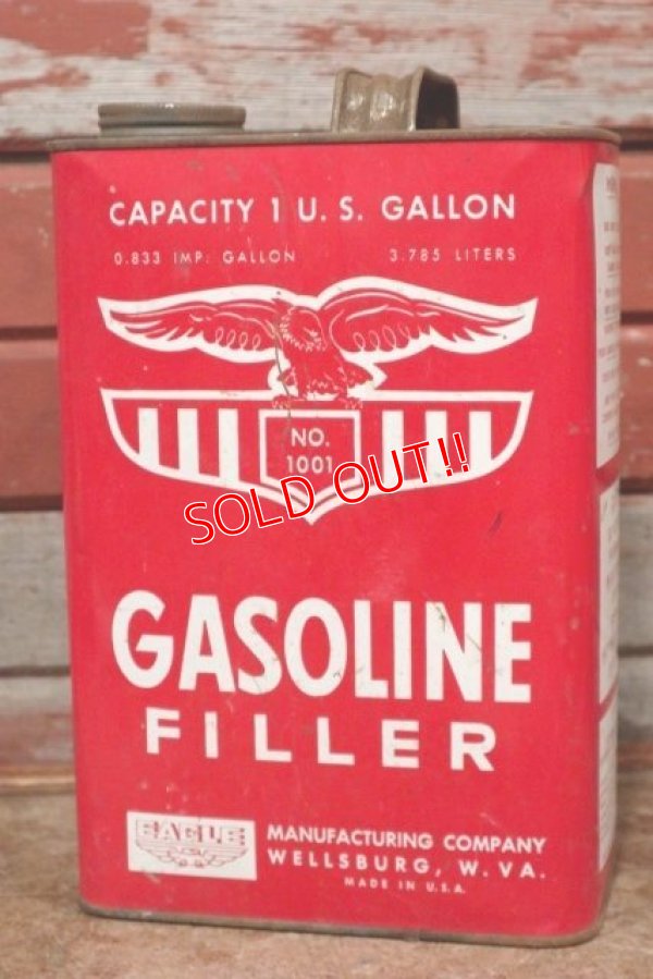 画像1: dp-210201-63 EAGLE / Vintage One U.S.Gallon Gasoline Can