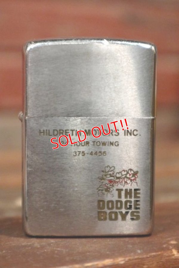 画像1: dp-201201-58 HILDRETH MOTORS INC. THE DODGE BOYS / Zippo 1973 Lighter