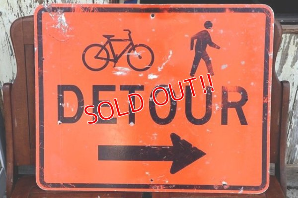 画像1: dp-210201-32 Road Sign "DETOUR"