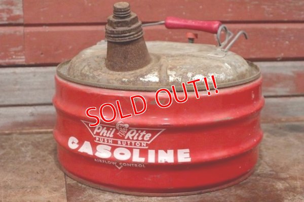 画像1: dp-210201-62 Phil Rite / Vintage Gasoline Can