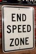 画像1: dp-210201-18 Road Sign "END SPEED ZONE" (1)