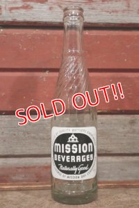 dp-210201-38 MISSION BEVERAGES / 1950's 10 FL.OZS. Bottle