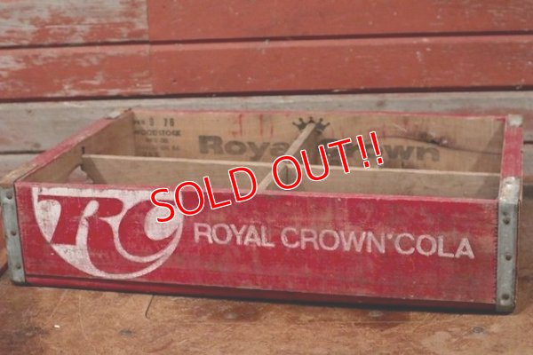 画像1: dp-210201-33 Royal Crown Cola / 1970's Wood Box