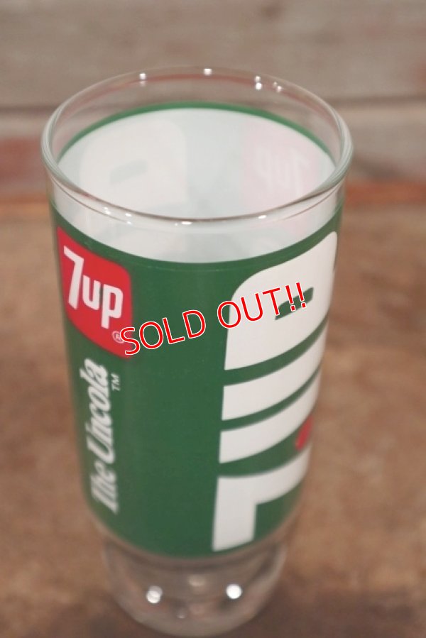 画像5: gs-210201-12 7up / 1980's〜 Glass Tumbler