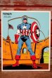 画像1: ct-210201-31 Captain America / Playskool 1980's Wood Frame Tray Puzzle (1)