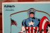 画像2: ct-210201-31 Captain America / Playskool 1980's Wood Frame Tray Puzzle (2)