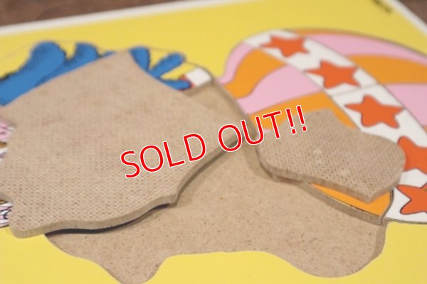 画像5: ct-210201-35 Grover / Playskool 1970's Wood Frame Tray Puzzle