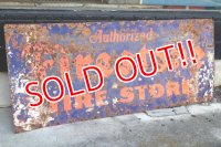 dp-210201-09 Firestone / 1940's Metal Sign