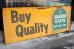 画像1: dp-201201-37 QUAKER STATE / Buy Quality 1960's Huge Sign (1)
