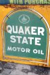 画像2: dp-201201-37 QUAKER STATE / Buy Quality 1960's Huge Sign (2)
