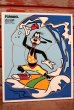 画像1: ct-210101-11 Goofy / Playskool 1980's Wood Frame Tray Puzzle (1)