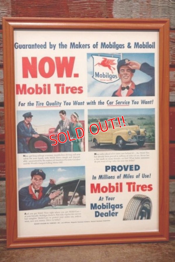 画像1: dp-210301-07 Mobil / The Saturday Evening Post Vintage Advertisement (8)