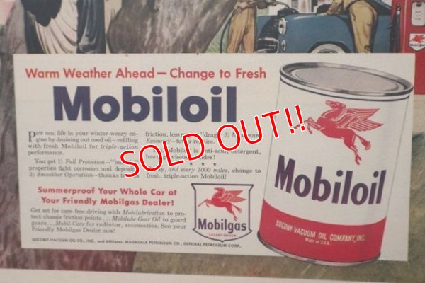 画像2: dp-210301-07 Mobil / The Saturday Evening Post Vintage Advertisement (28)