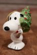 画像1: ct-210301-15 Snoopy / Determined 1975 Ornament "Christmas Tree"  (1)