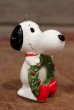 画像2: ct-210301-15 Snoopy / Determined 1975 Ornament "Wreath"  (2)