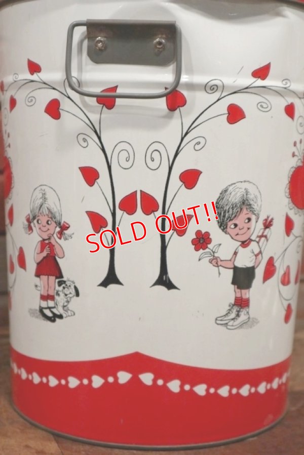 画像4: ct-210301-12 Boy & Girl / Vintage Tin Can