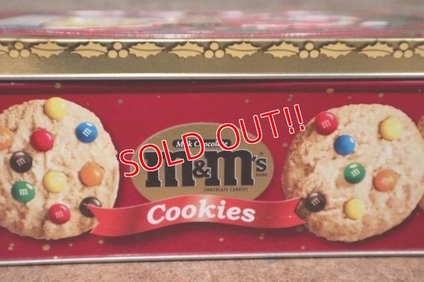 画像5: ct-210301-09 Mars / m&m's Cookies 2000's "Happy Holidays" Tin Can