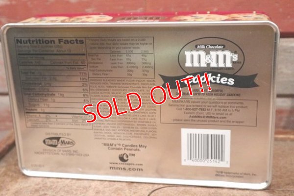 画像8: ct-210301-09 Mars / m&m's Cookies 2000's "Happy Holidays" Tin Can