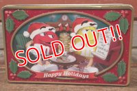 ct-210301-09 Mars / m&m's Cookies 2000's "Happy Holidays" Tin Can
