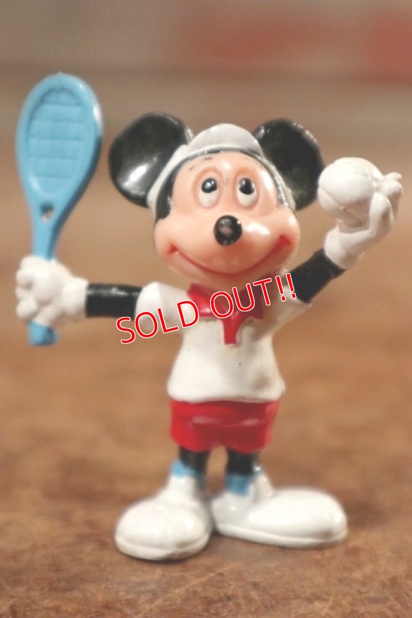 画像1: ct-141209-77 Mickey Mouse / PVC Figure "Tennis"