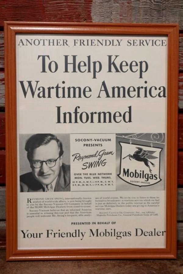 画像1: dp-210301-07 Mobil / The Saturday Evening Post Vintage Advertisement (42)