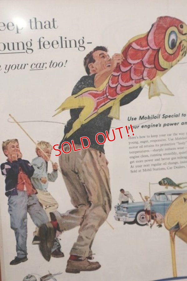 画像3: dp-210301-07 Mobil / The Saturday Evening Post Vintage Advertisement (40)