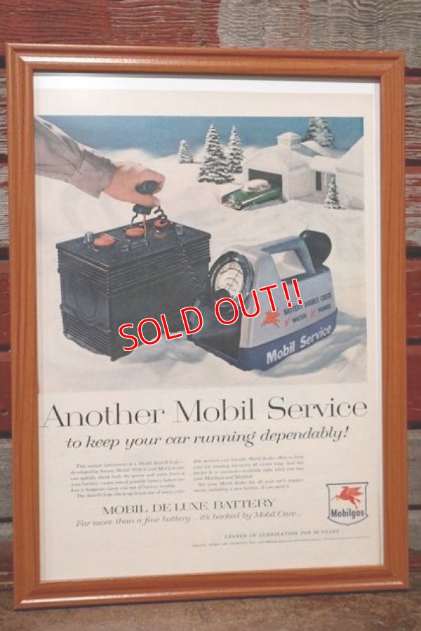 画像1: dp-210301-07 Mobil / The Saturday Evening Post Vintage Advertisement (34)