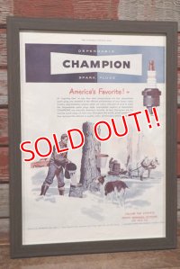 dp-200701-56 CHAMPION SPARK PLUGS / The Saturday Evening Post 1949 Advertisement